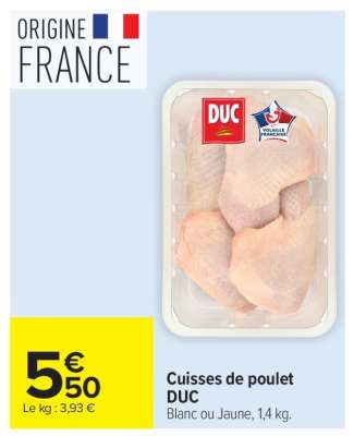 Cuisses De Poulet Duc