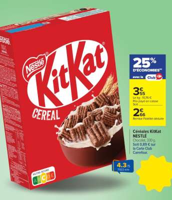 Céréales KitKat