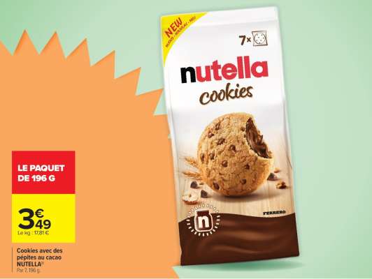 NUTELLA cookies