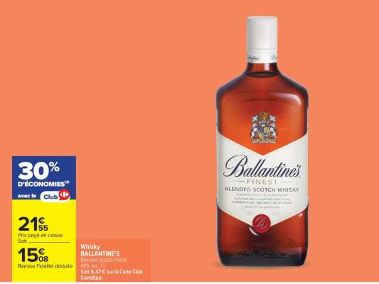 BALLANTINE'S FINEST Blended Scotch Whisky