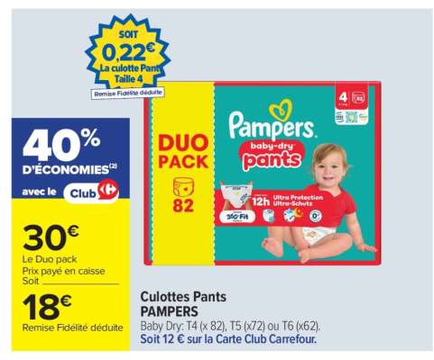 Culottes Pants PAMPERS