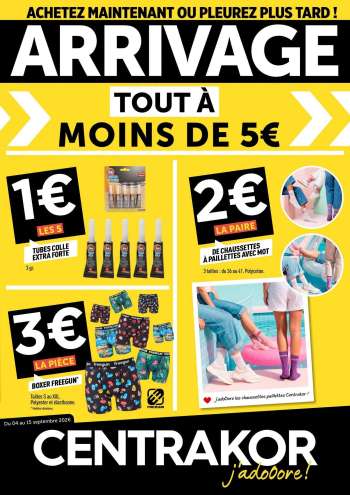 Catalogue Centrakor - 04/09/2026 - 15/09/2026.