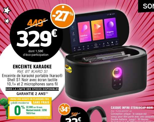 ENCEINTE KARAOKÉ