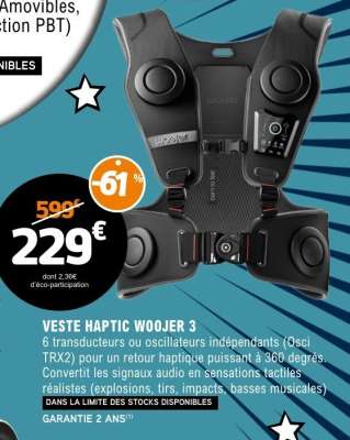 VESTE HAPTIC WOOJER 3