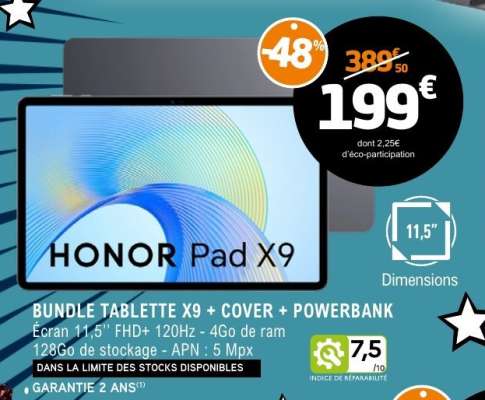 HONOR PAD X9