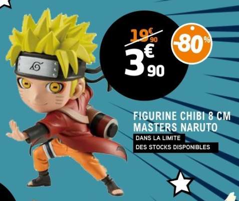 FIGURINE CHIBI 8 CM MASTERS NARUTO