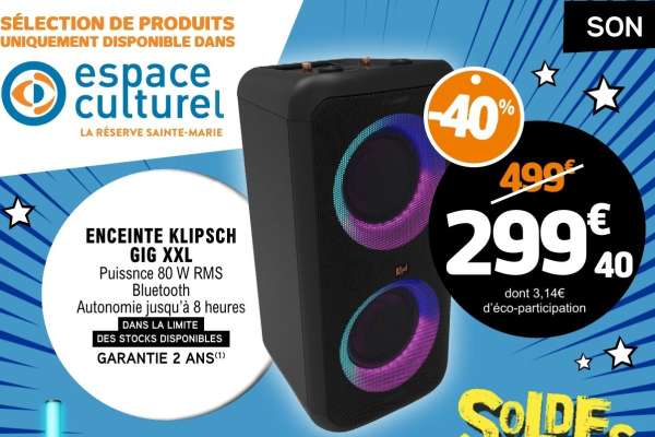 ENCEINTE KLIPSCH GIG XXL