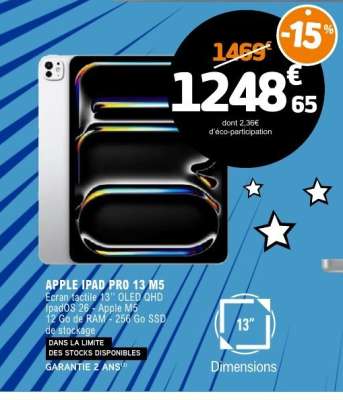 APPLE IPAD PRO 13 M5