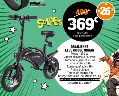 DRAISIENNE ELECTRIQUE URBAN