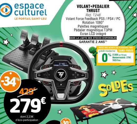 VOLANT+PEDALIER THRUST