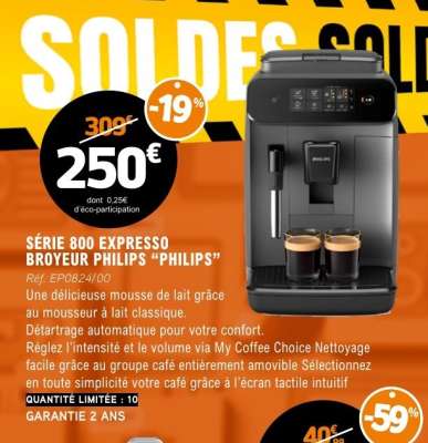 SÉRIE 800 EXPRESSO BROYEUR PHILIPS "PHILIPS"