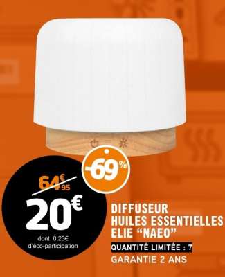 DIFFUSEUR HUILES ESSENTIELLES ELIE “NAEO”