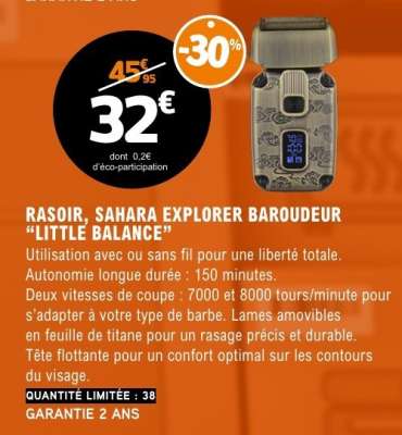 RASOIR, SAHARA EXPLORER BAROUDEUR “LITTLE BALANCE”