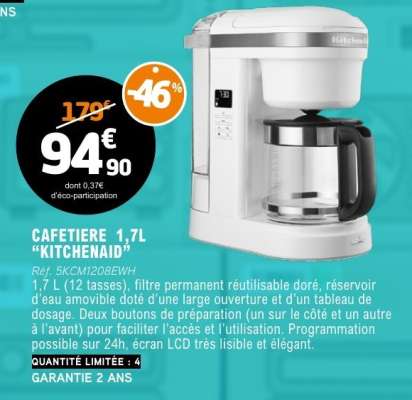 CAFETIERE 1,7L "KITCHENAID"
