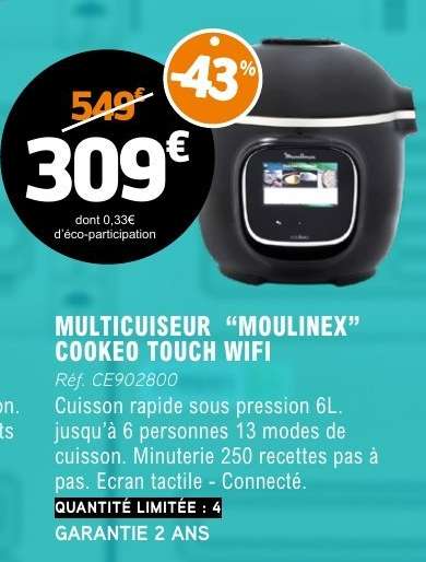 MULTICUISEUR “MOULINEX” COOKEO TOUCH WIFI