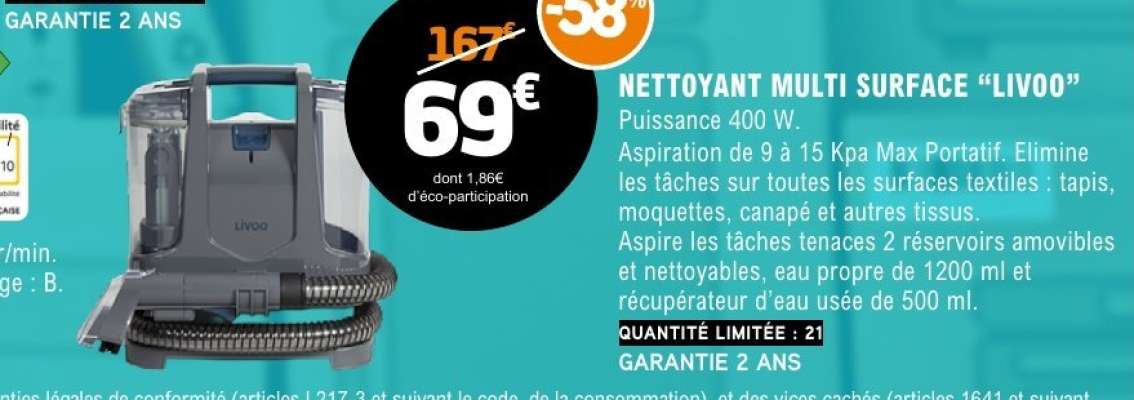 NETTOYANT MULTI SURFACE "LIVOO"