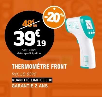 THERMOMÈTRE FRONT