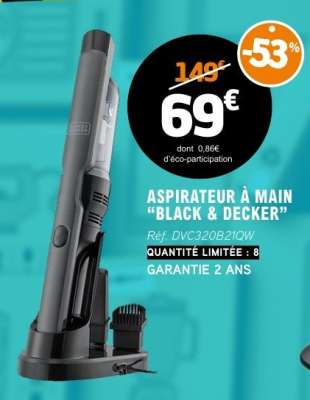 ASPIRATEUR À MAIN “BLACK & DECKER”