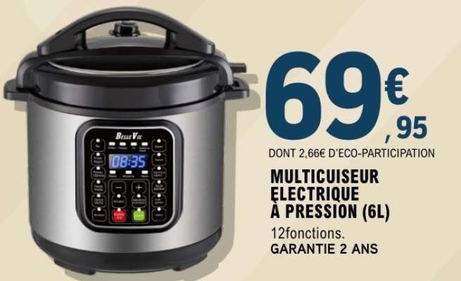 Multicuiseur Électrique à Pression (6L)