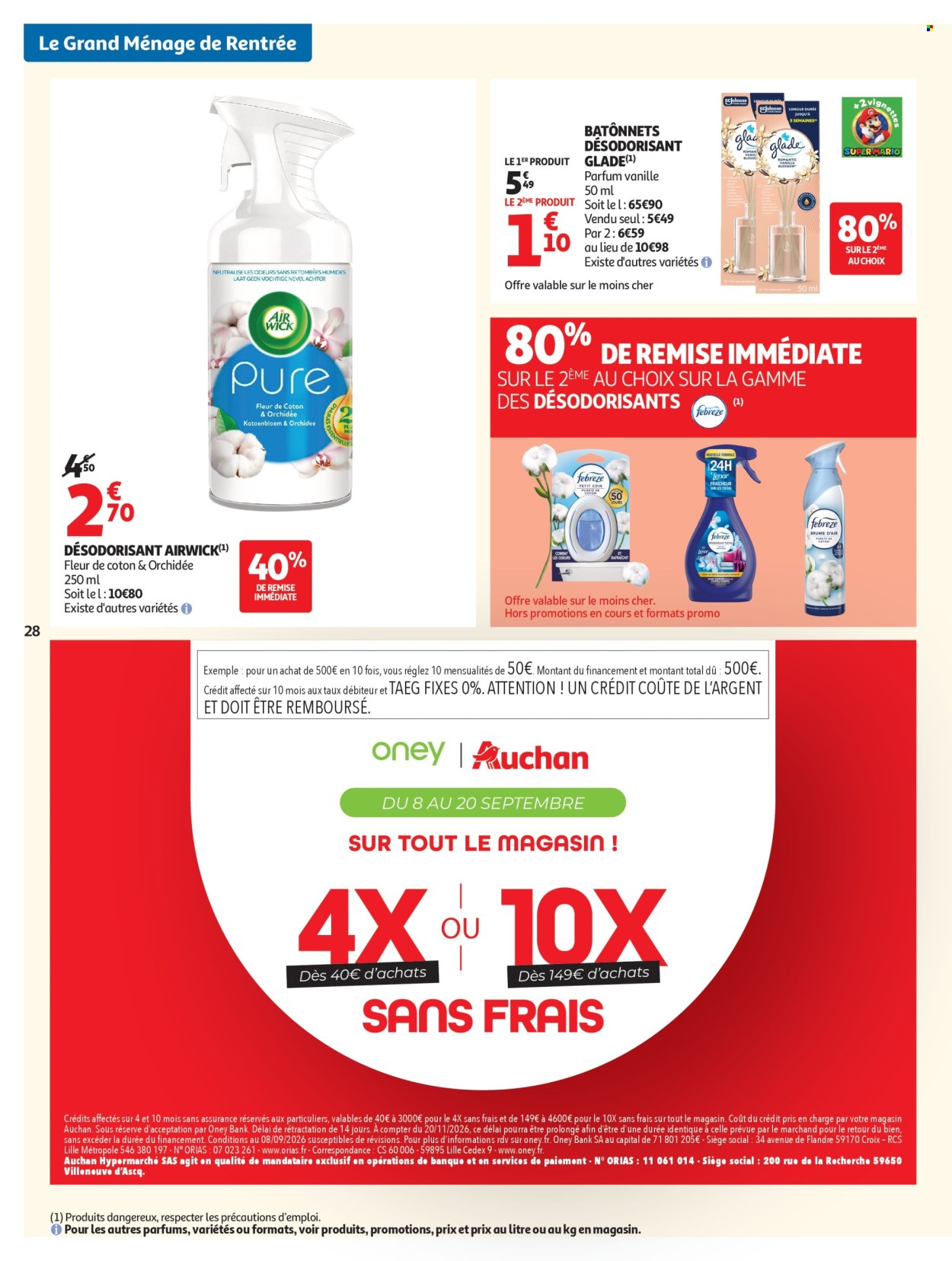 Catalogue Auchan - 08/09/2026 - 20/09/2026. Page 28