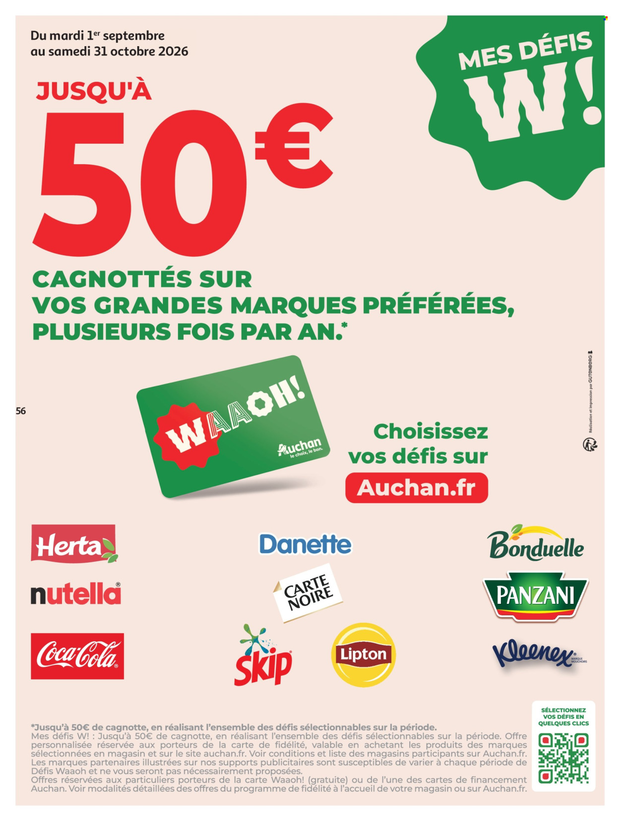 Catalogue Auchan - 08/09/2026 - 20/09/2026. Page 56