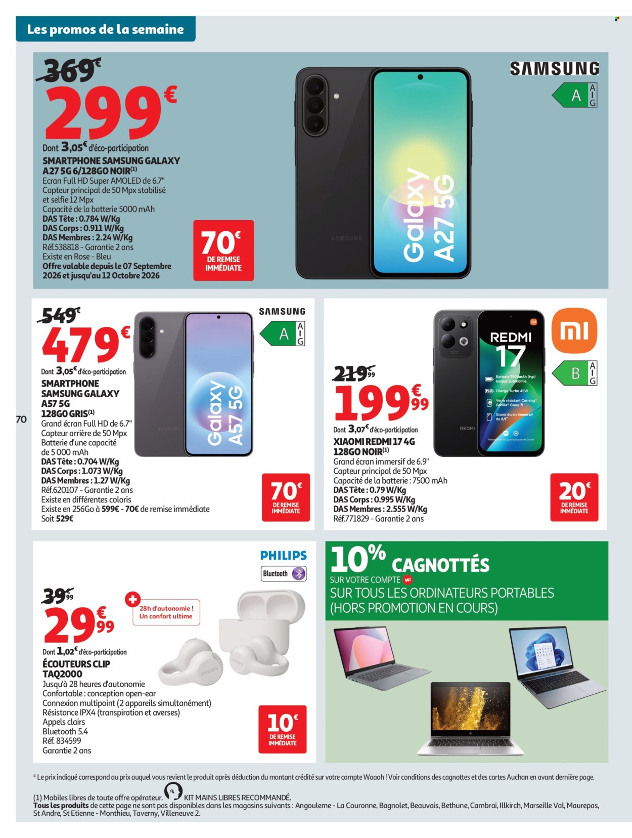 Catalogue Auchan - 08/09/2026 - 20/09/2026. Page 70