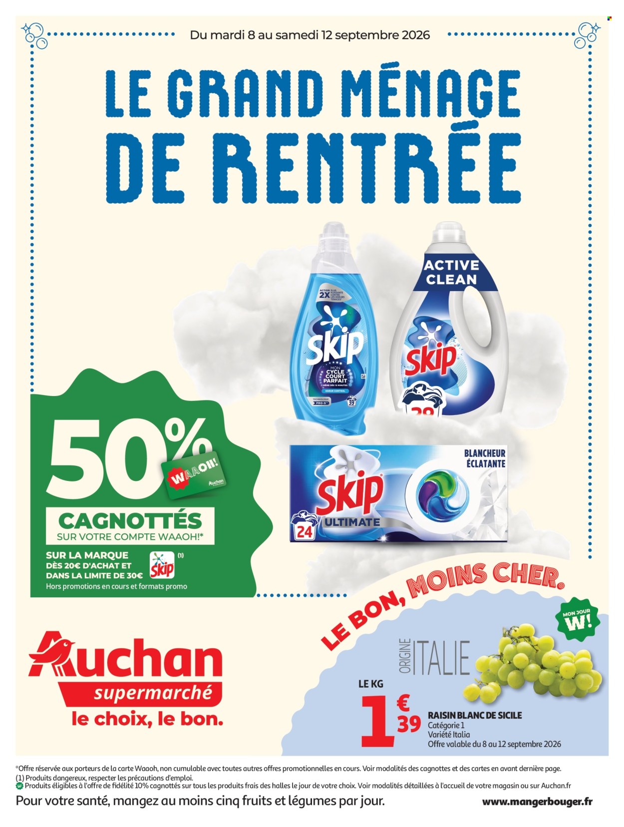 Catalogue Auchan - 08/09/2026 - 12/09/2026. Page 1