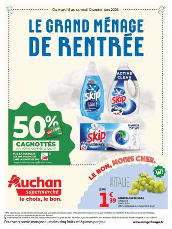 Catalogue Auchan - 08/09/2026 - 12/09/2026.