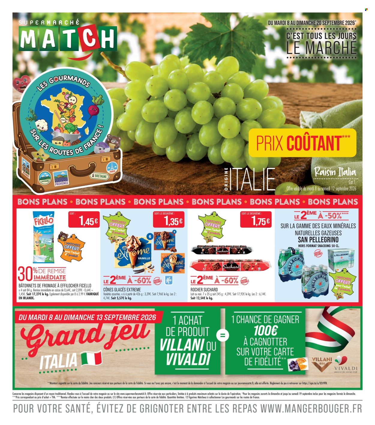 Catalogue Supermarché Match - 08/09/2026 - 20/09/2026. Page 1