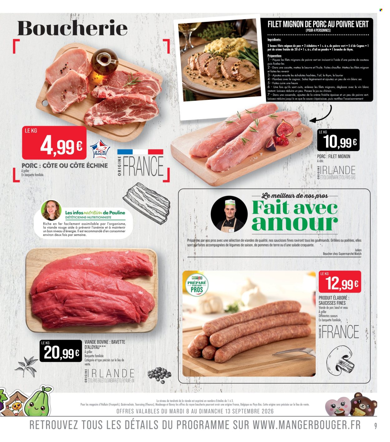 Catalogue Supermarché Match - 08/09/2026 - 20/09/2026. Page 9
