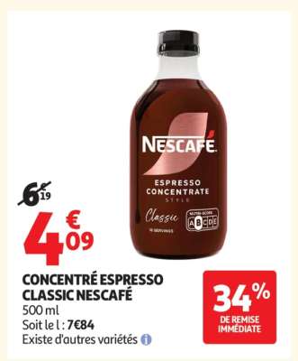 CONCENTRÉ ESPRESSO CLASSIC NESCAFÉ
