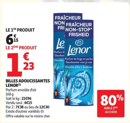BILLES ADOUCISSANTES LENOR