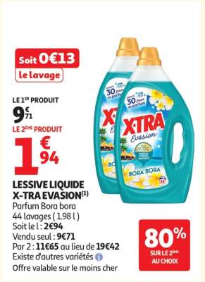 LESSIVE LIQUIDE X-TRA EVASION