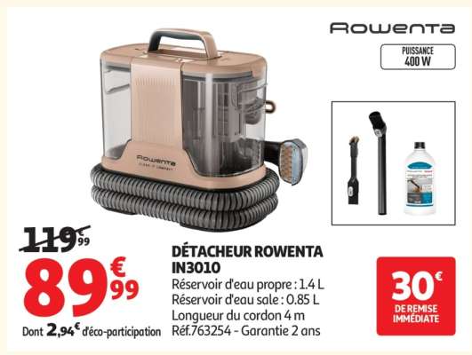 Détacheur Rowenta IN3010