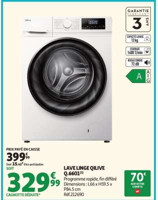 Lave-Linge Qilive Q.6601