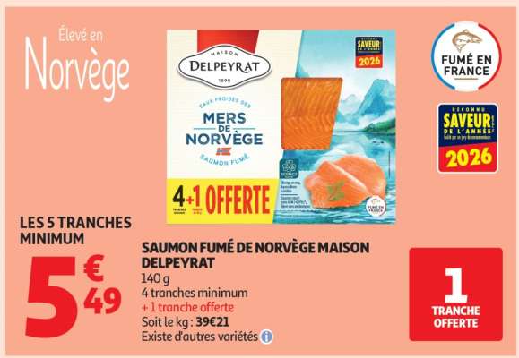 Saumon Fumé De Norvège Maison Delpeyrat