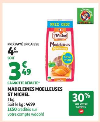Madeleines Moelleuses St Michel