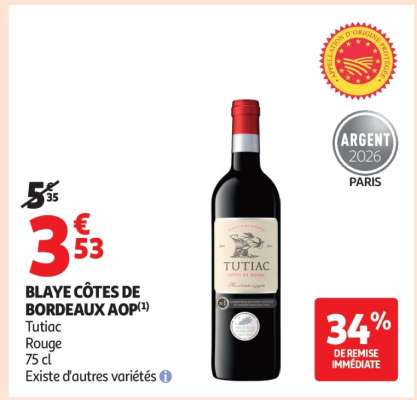 Blaye Côtes De Bordeaux Aop