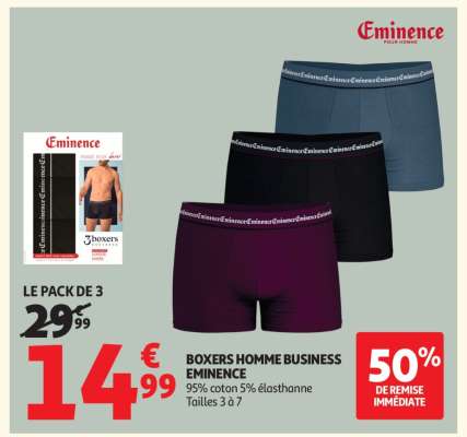 Boxers Homme Business Eminence