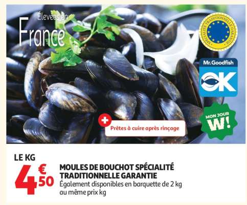Moules De Bouchot Spécialité Traditionnelle Garantie