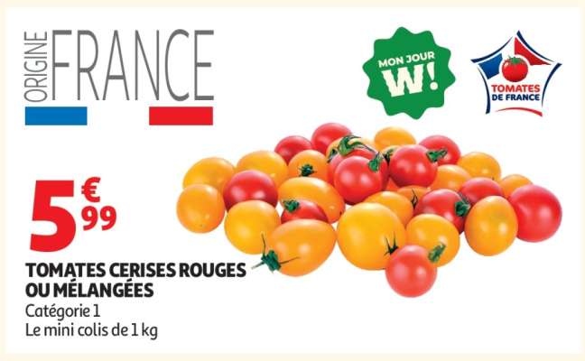 Tomates Cerises Rouges Ou Mélangées