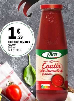 COULIS DE TOMATES "ALRO"