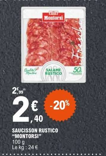 Saucisson Rustico MONTORSI
