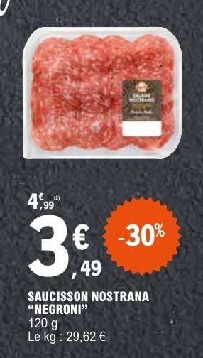 SAUCISSON NOSTRANA "NEGRONI"