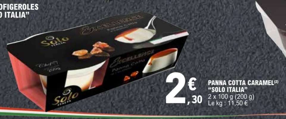 PANNA COTTA CARAMEL "SOLO ITALIA"