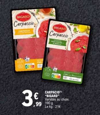 Carpaccio Bigard