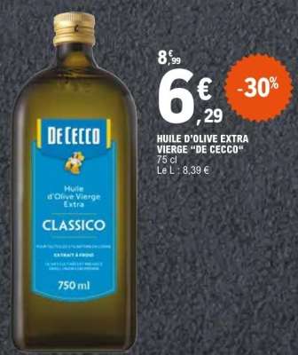 HUILE D’OLIVE EXTRA VIERGE “DE CECCO“