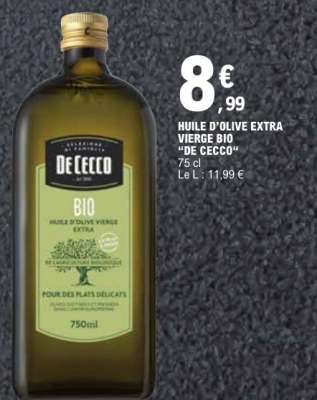 HUILE D’OLIVE EXTRA VIERGE BIO “DE CECCO“