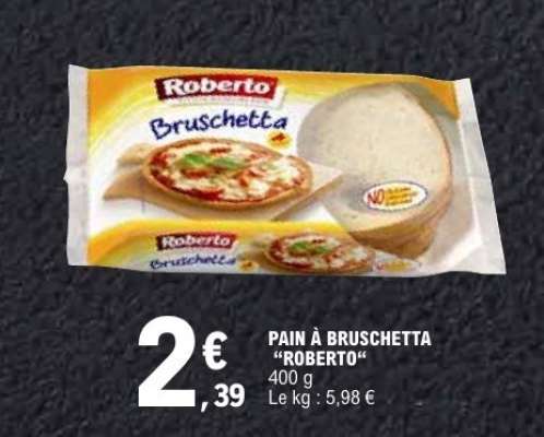PAIN À BRUSCHETTA “ROBERTO“