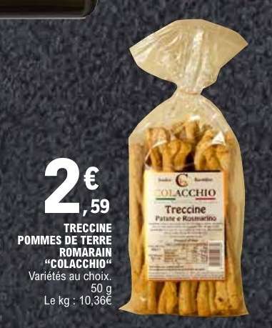 TRECCINE POMMES DE TERRE ROMARAIN “COLACCHIO“